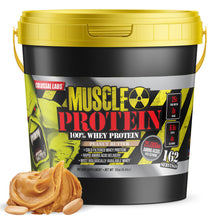 Load image into Gallery viewer, Muscle Protein in Bucket - 100% Whey   12 LB