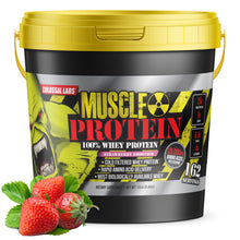 Load image into Gallery viewer, Muscle Protein in Bucket - 100% Whey   12 LB