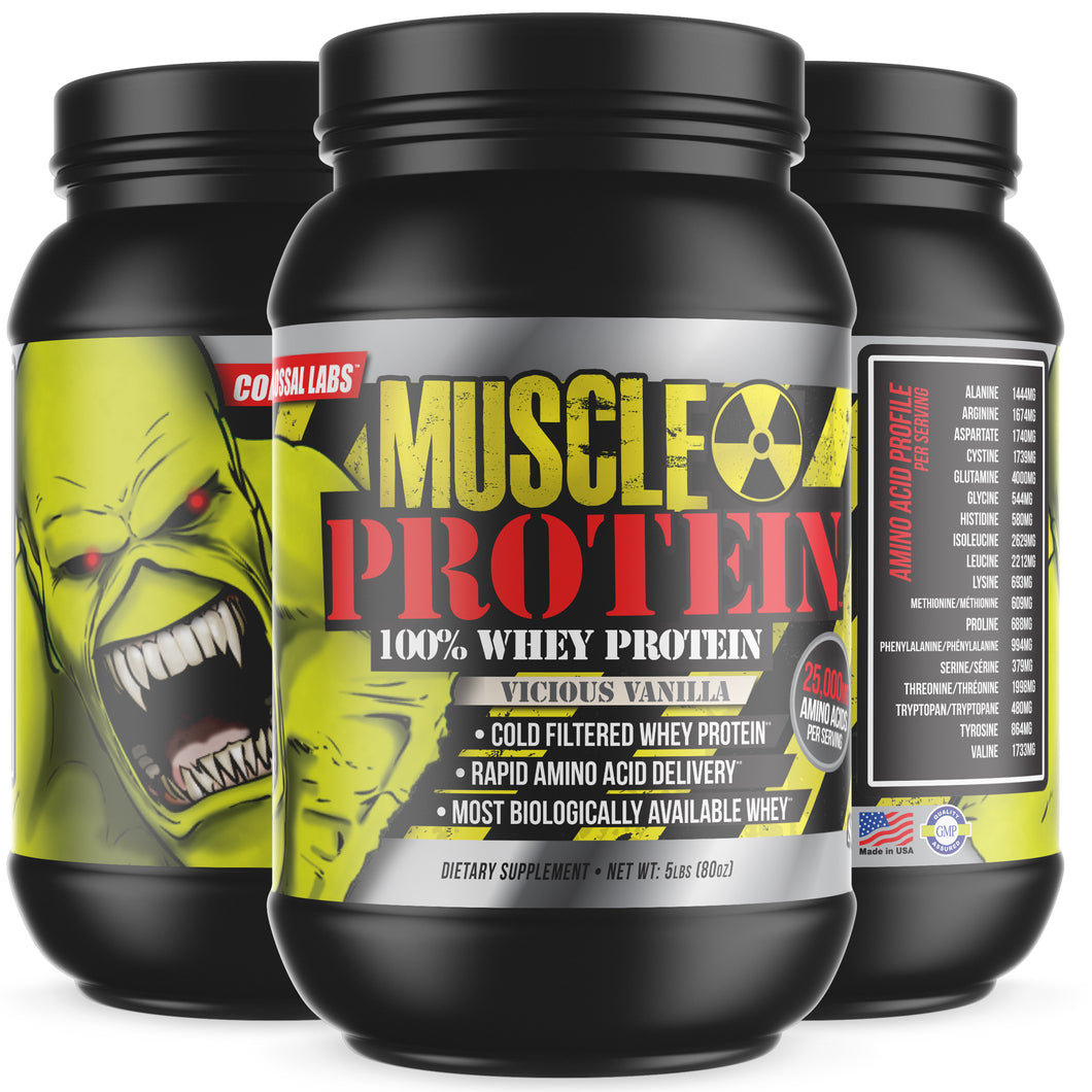 Muscle Protein - 100% Whey  5LB
